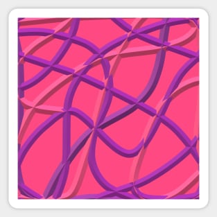 Pink and Purple Twists Sticker